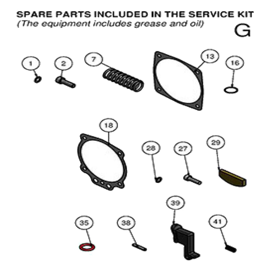 Picture of SERVICE KIT DP197S, SF, SFE
